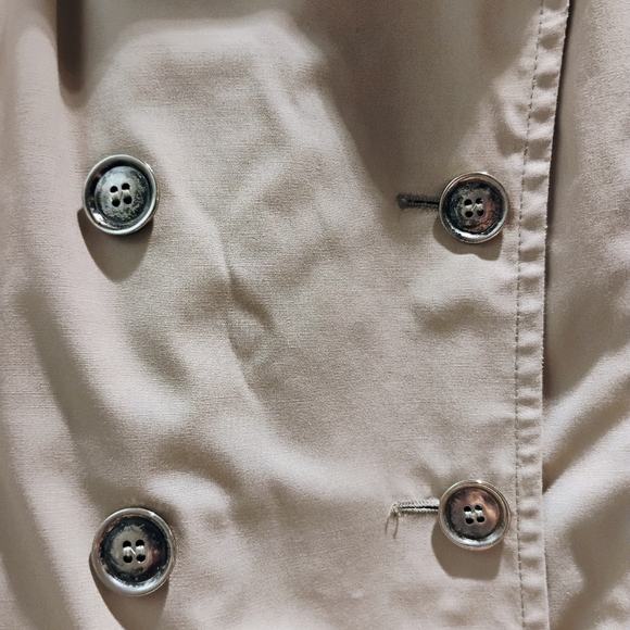 Vintage London Fog Women's Trench Coat With Removable Fleece Lining - Size 10R - Picture 5 of 13